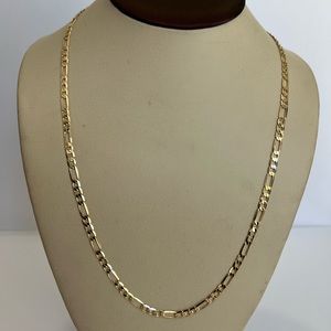14k gold filled Figaro necklace